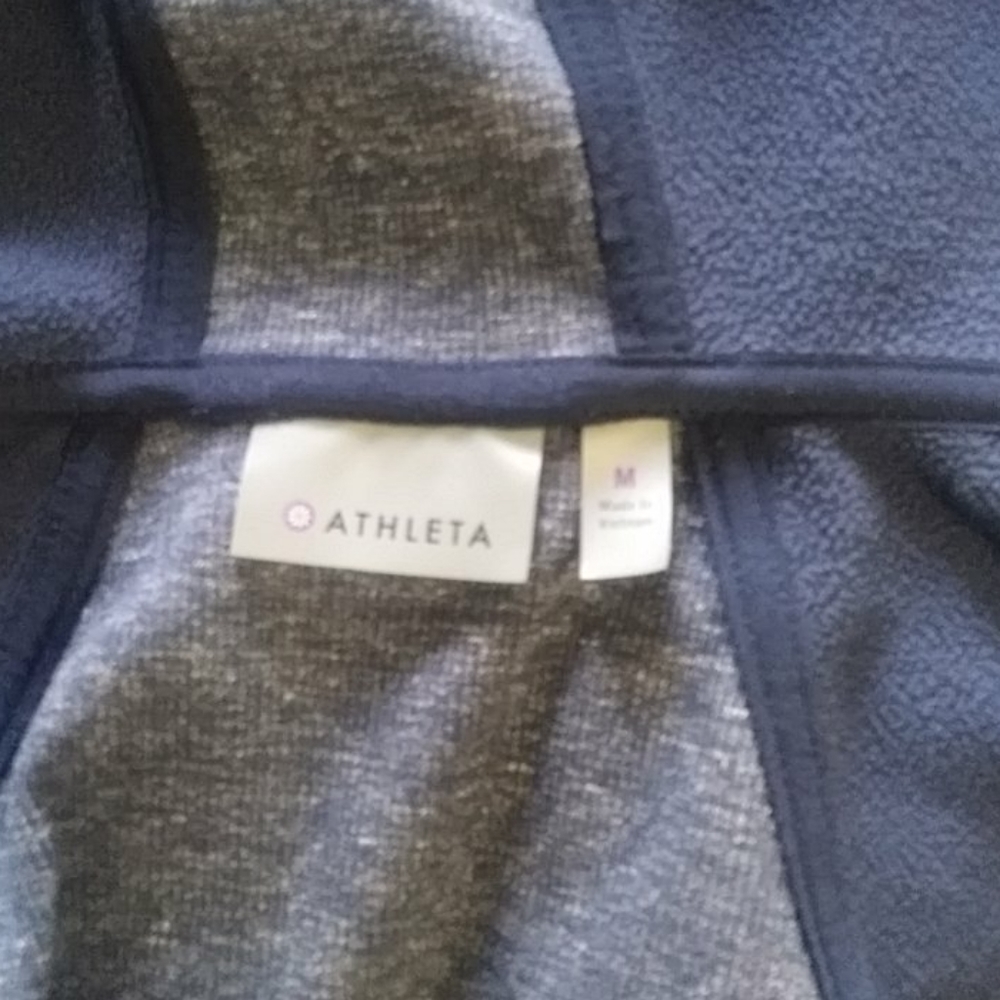 Athleta hooded jacket ..longer length